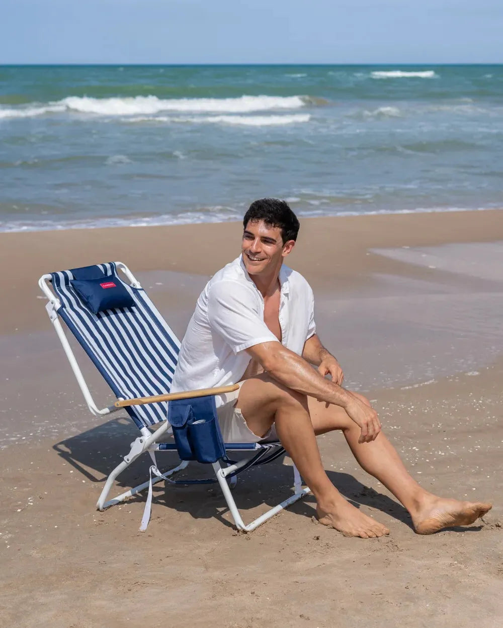 Silla de playa cómoda y ligera