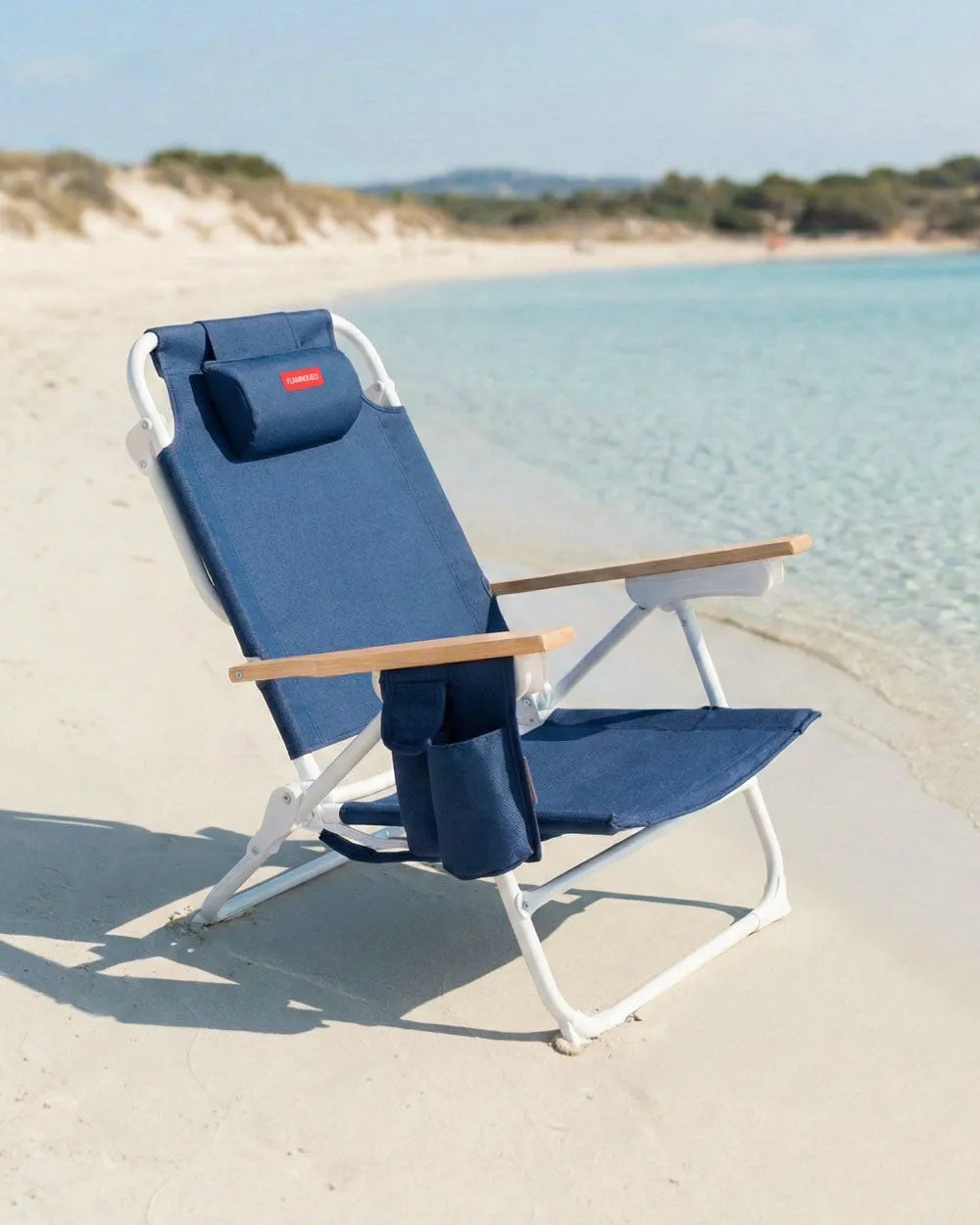 Chaise de plage inclinable en textilène – LUZIA