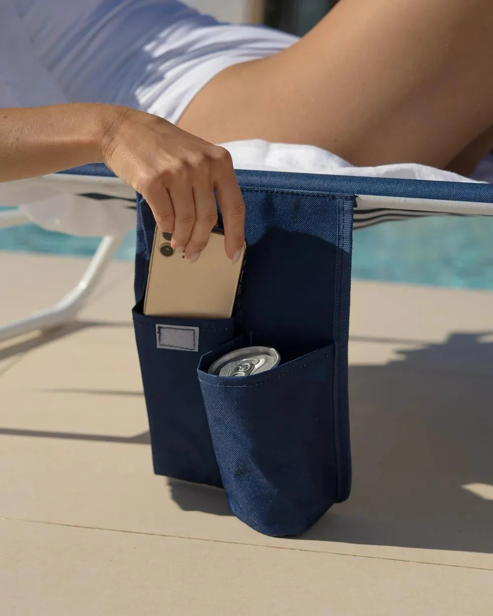 Tumbona de playa reclinable con parasol – TIVOLI