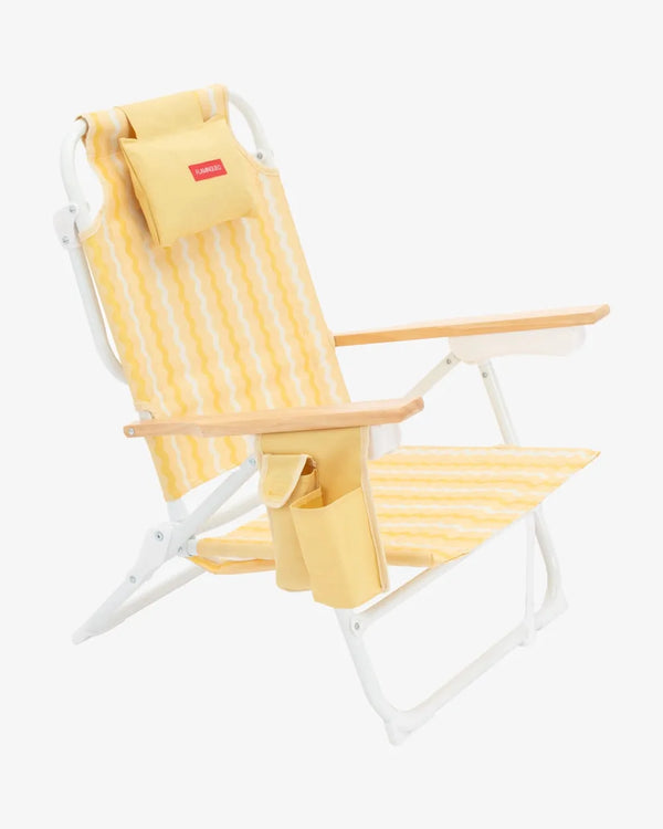 Silla de playa reclinable cómoda 
