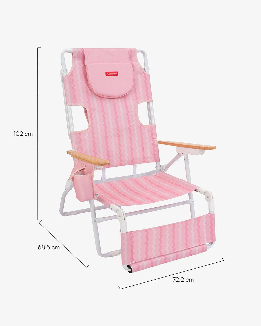 Medidas del producto Hamaca de playa reclinable - OPAL