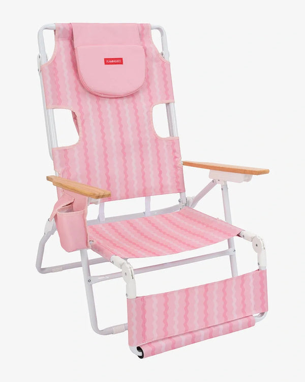 Hamaca de playa cómoda rosa