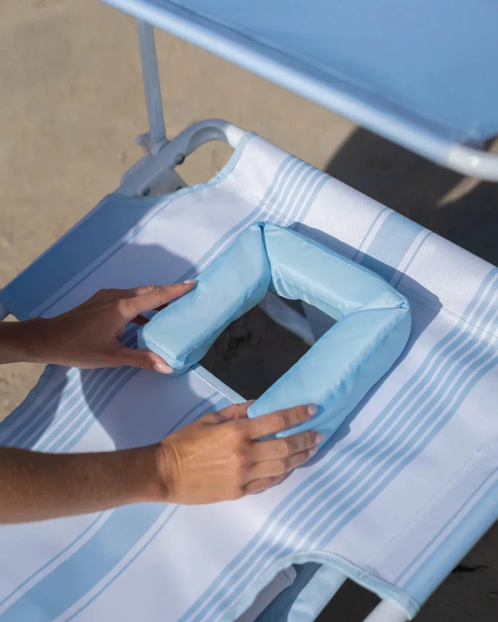 Tumbona de playa reclinable con parasol – CANNES