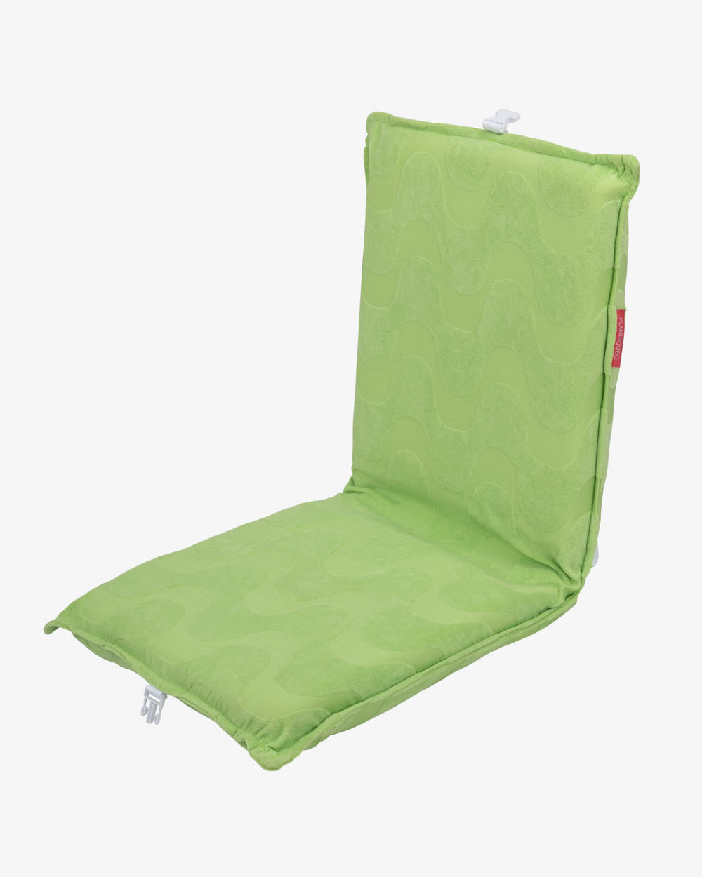 Green folding beach seat - INDIGO