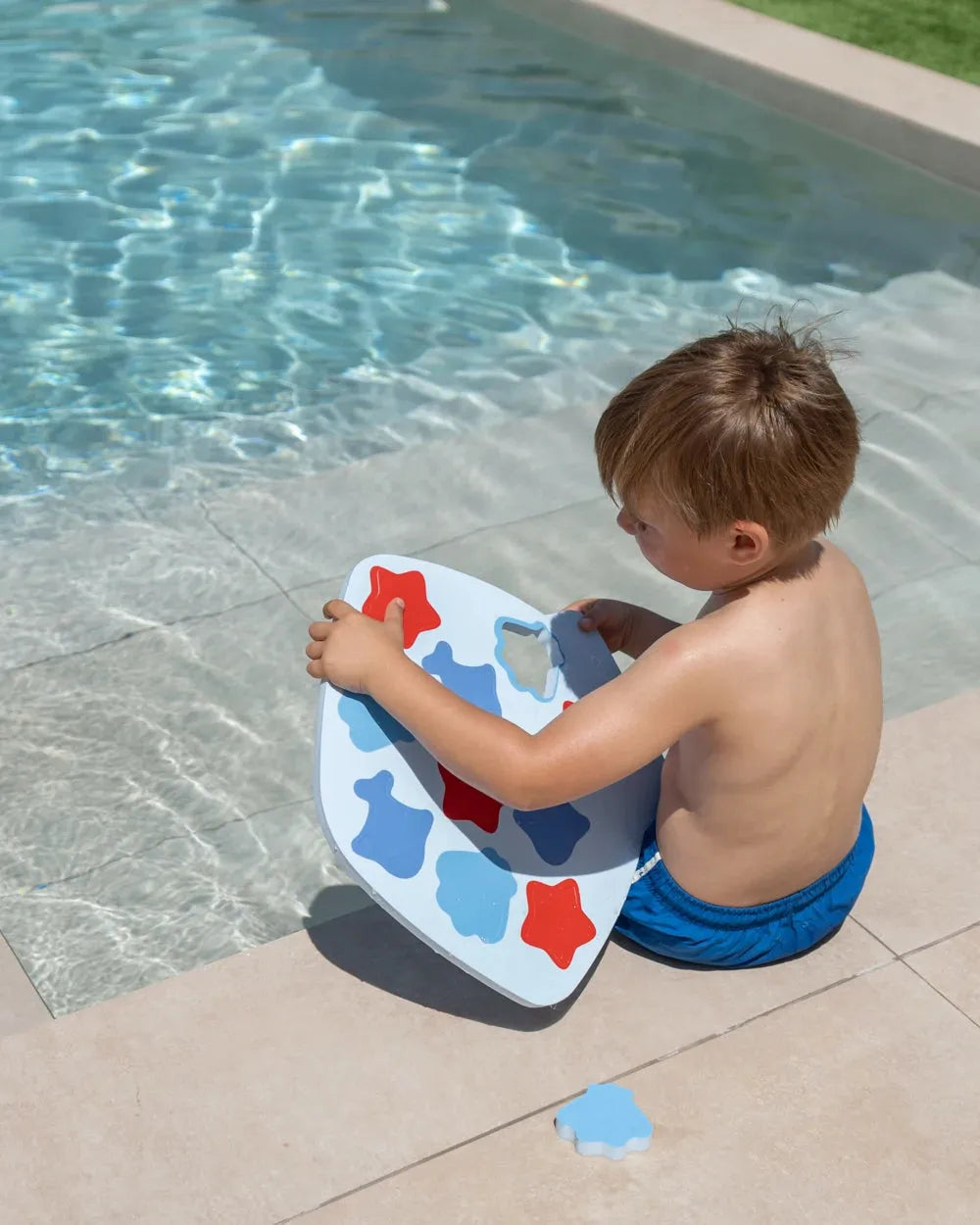 Puzzle flotante de espuma para piscina - SALTY