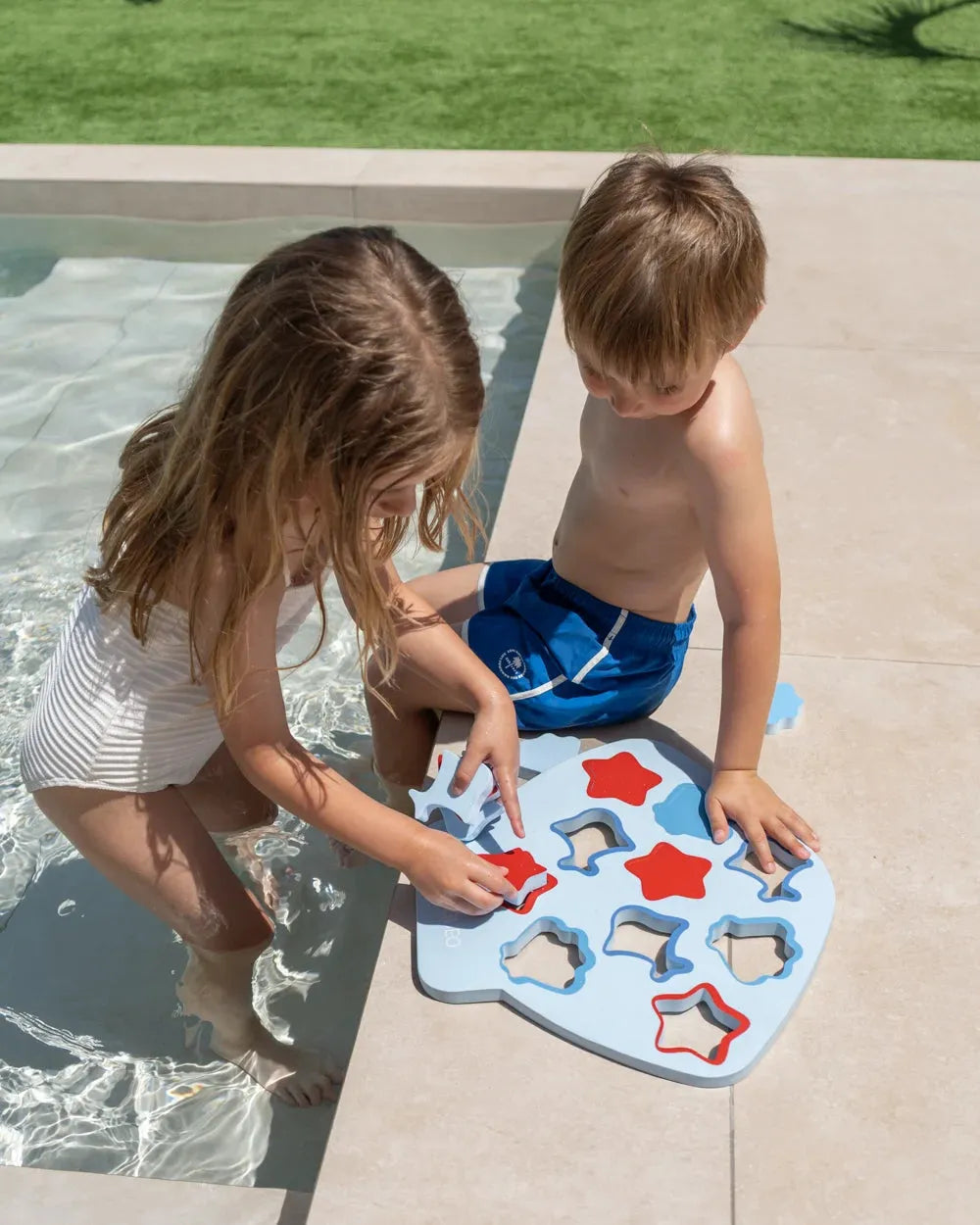 Puzzle flotante de espuma para piscina - SALTY