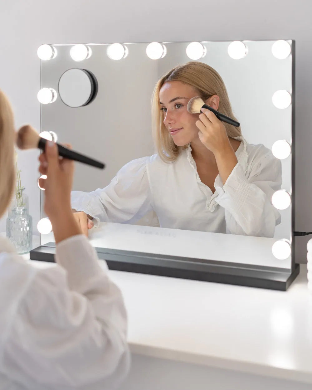 Pack espejo kim + lámpara velas