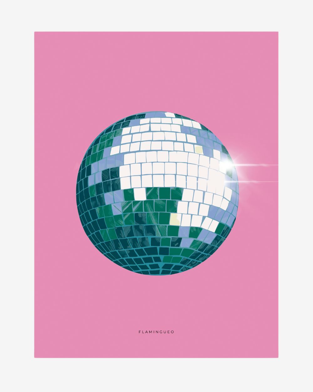 Lámina Decorativa Disco Ball - MANHATTAN