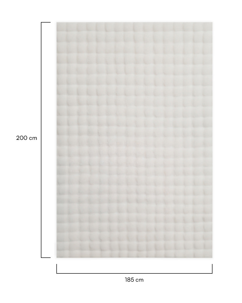 Medidas del producto Manta Sofá - KAREN