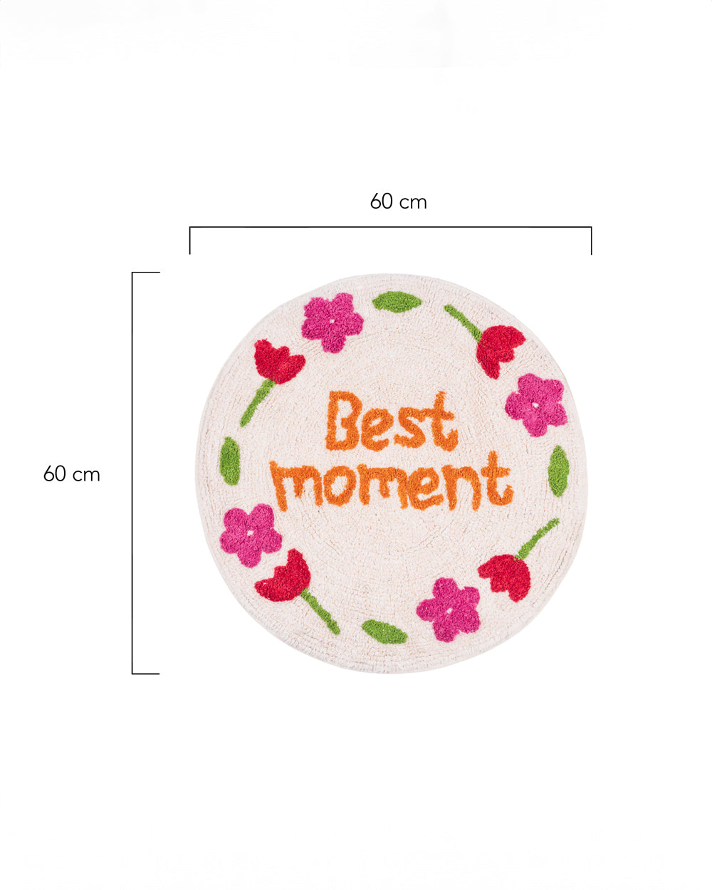 Medidas del producto Alfombrilla de baño - DAPHNE