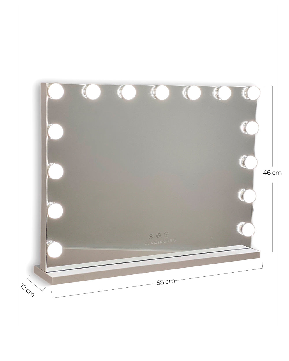 Medidas del producto Espejo maquillaje con luz LED - KIM