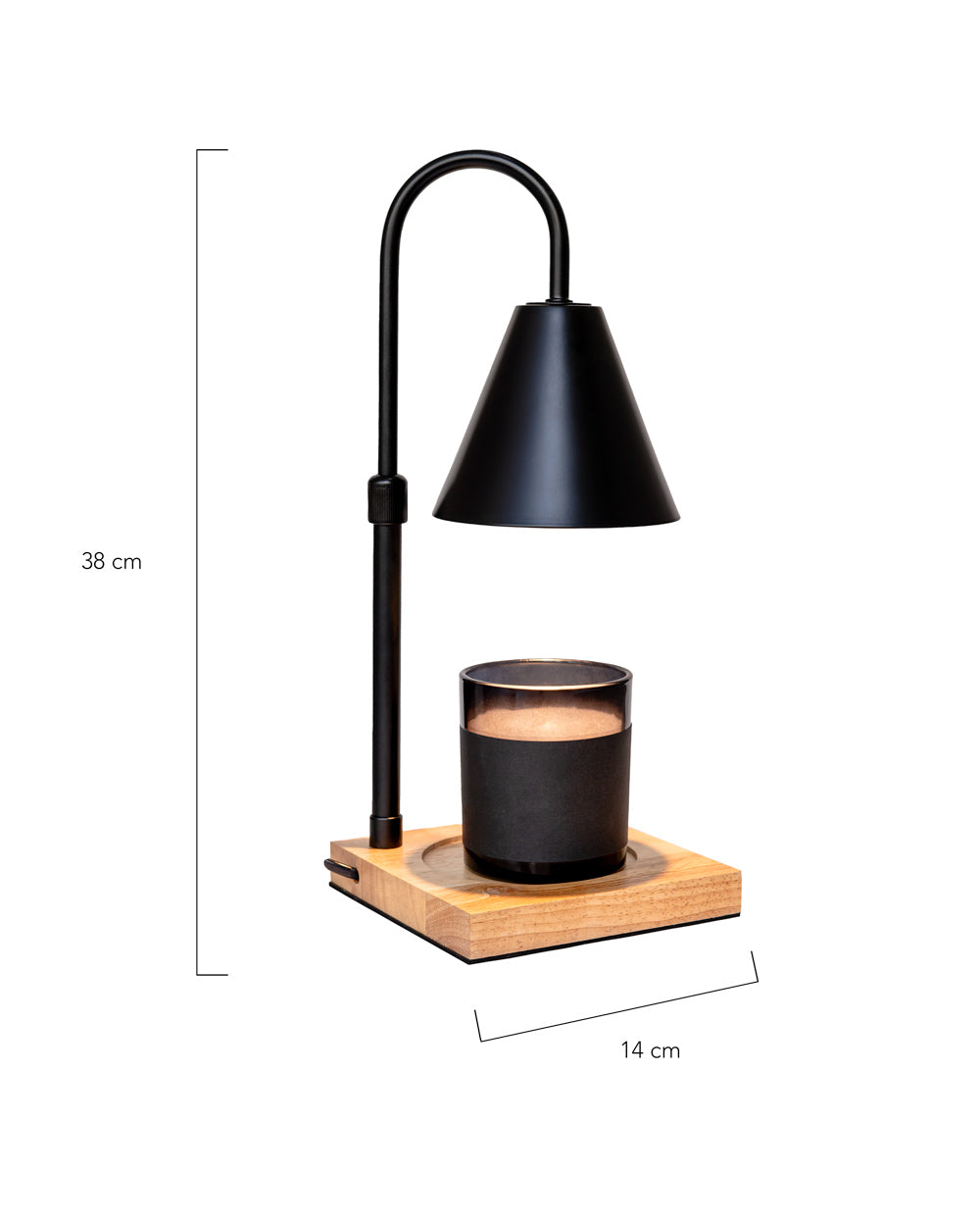 Medidas del producto Lâmpada de Vela - PRANA