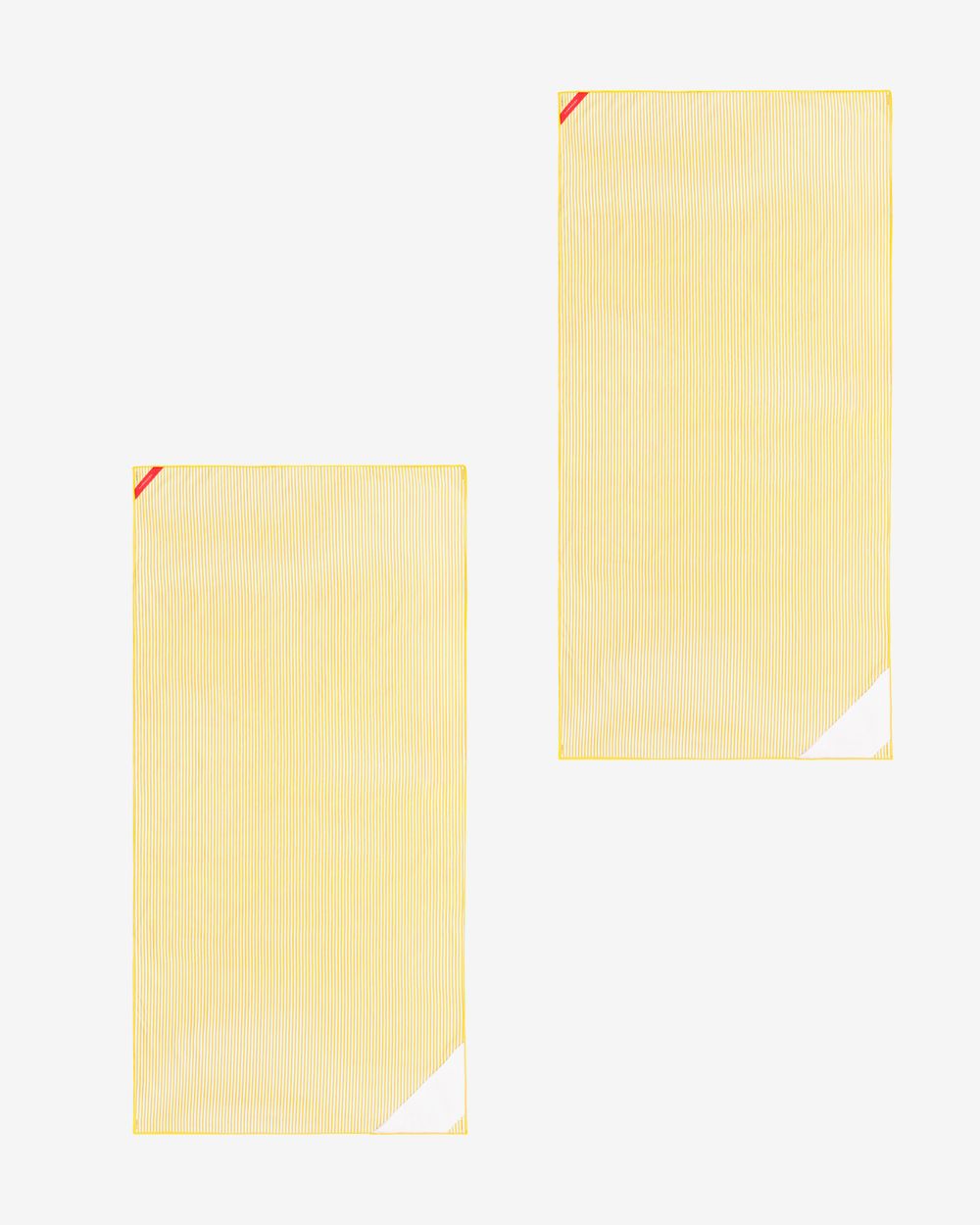 toallas microfibra amarillas