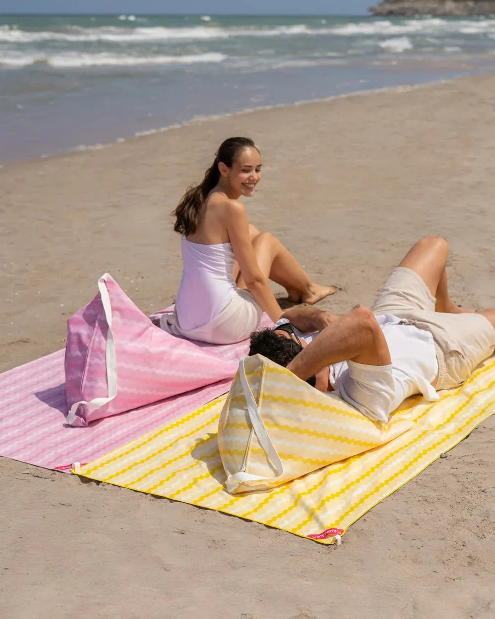 Cojín de playa ergonómico