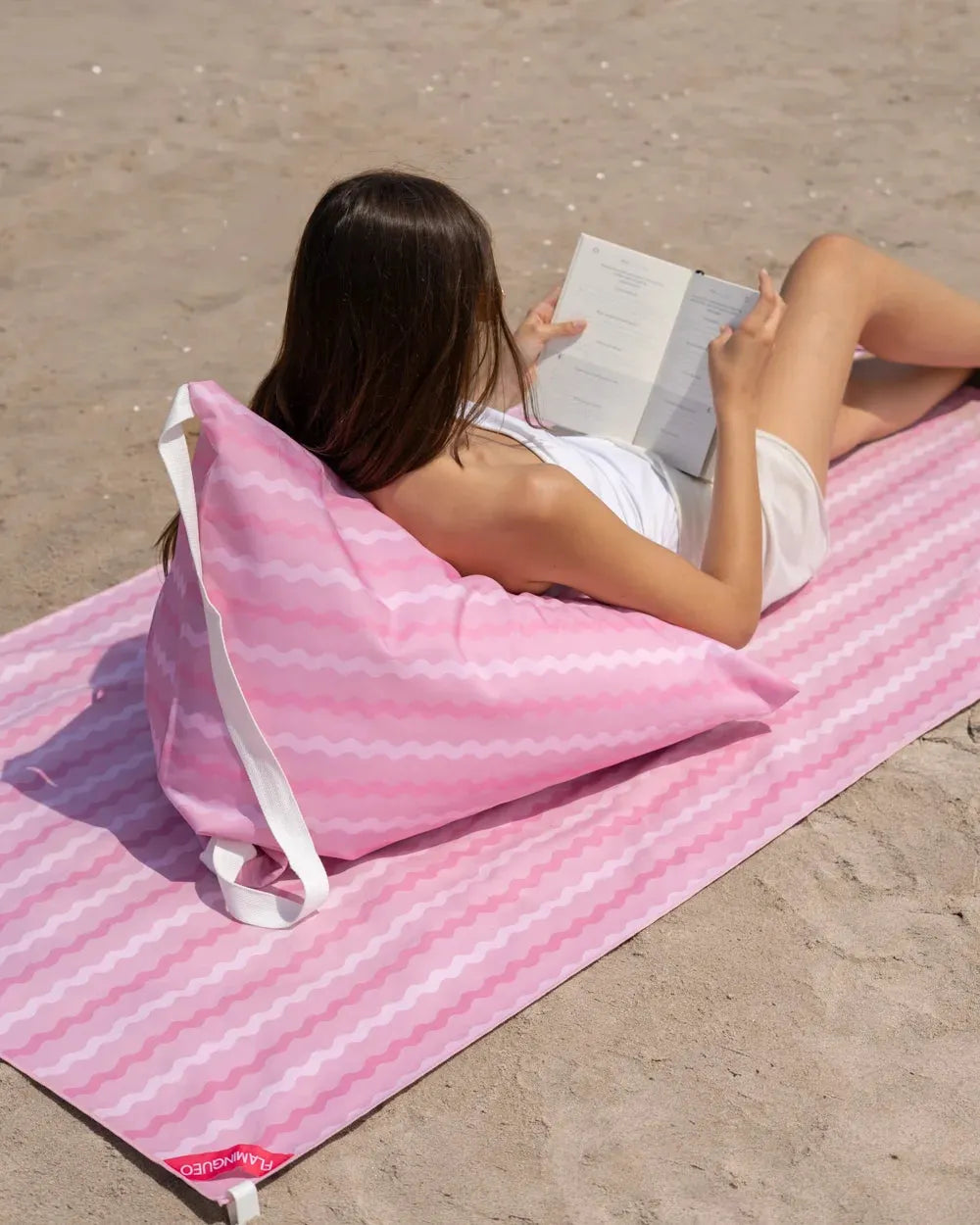 Pouf rose confortable