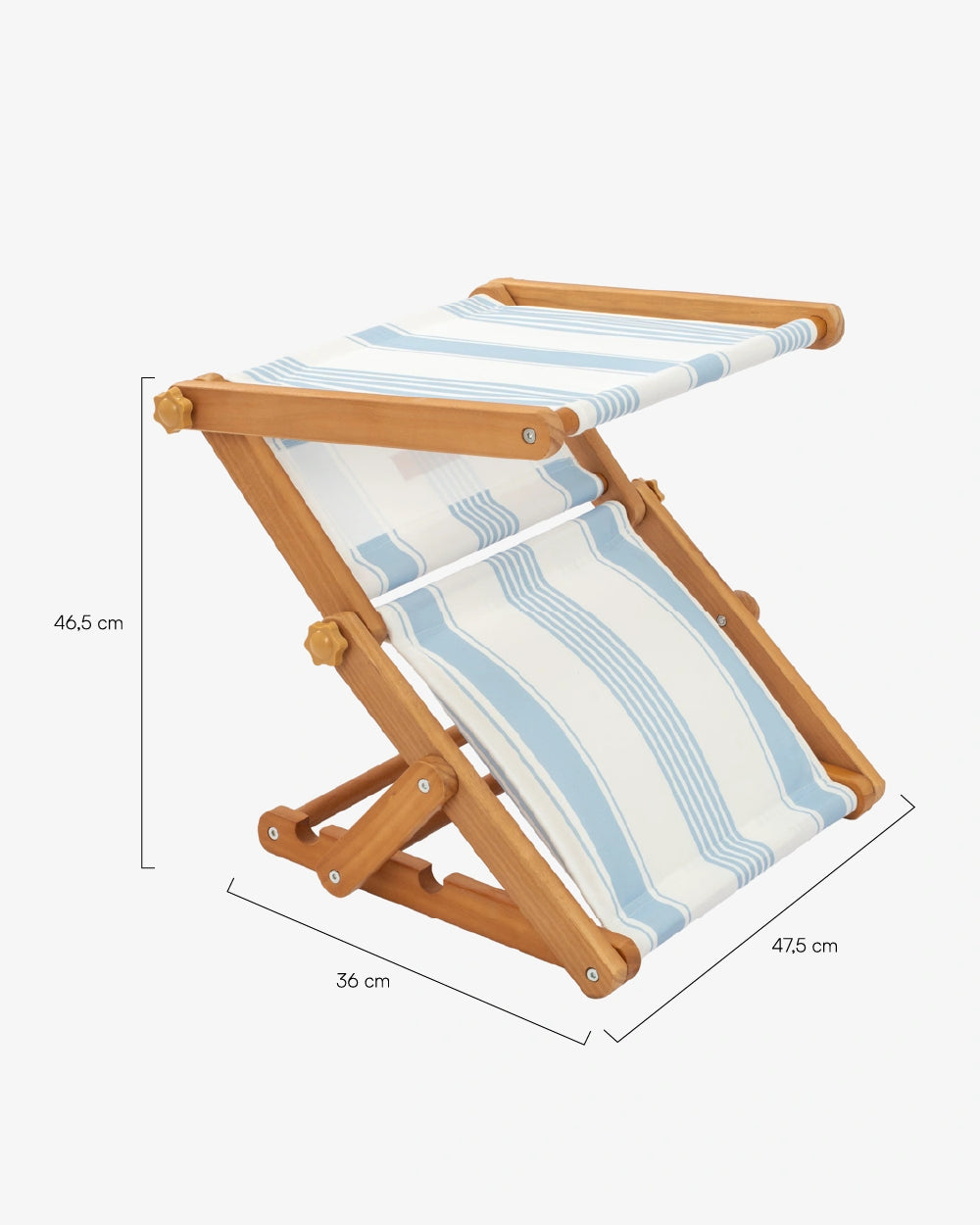 Medidas del producto Reposacabezas plegable con parasol – MADEIRA