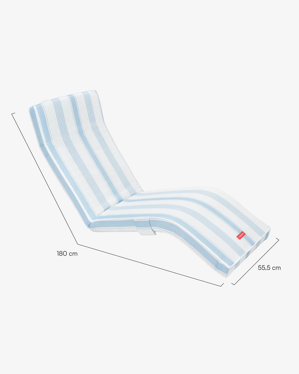 Medidas del producto Tumbona plegable de playa premium ajustable – CALYPSO
