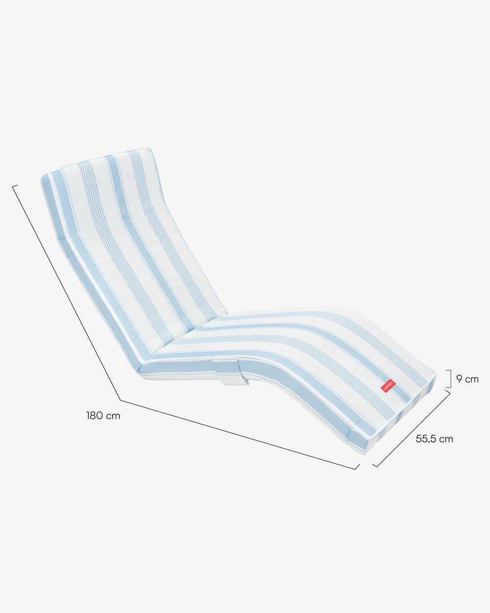 Medidas del producto Adjustable Premium Folding Beach Lounger – CALYPSO