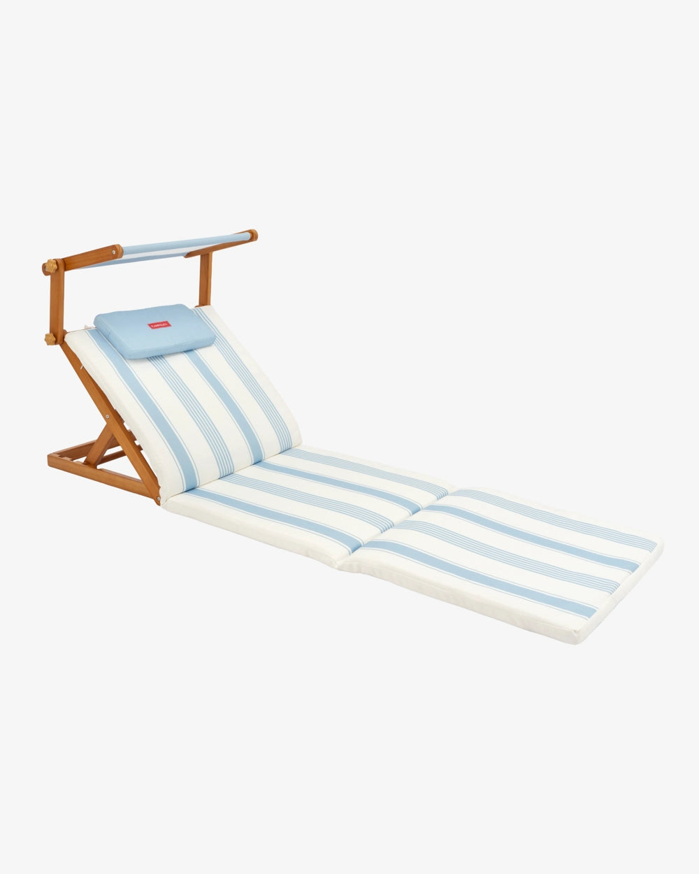 Tumbona plegable de madera con parasol – ARGO