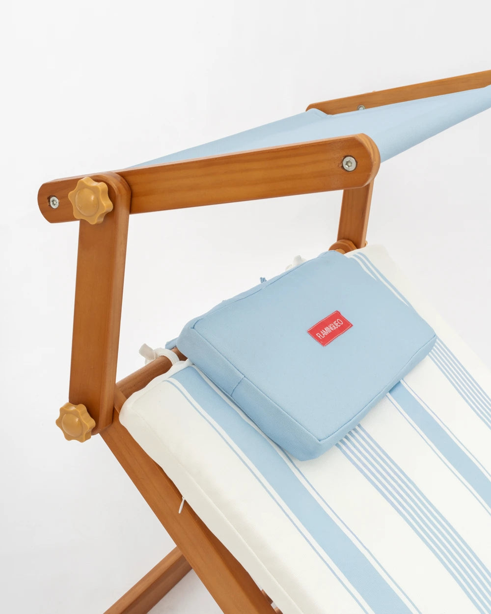 Tumbona plegable de madera con parasol – ARGO