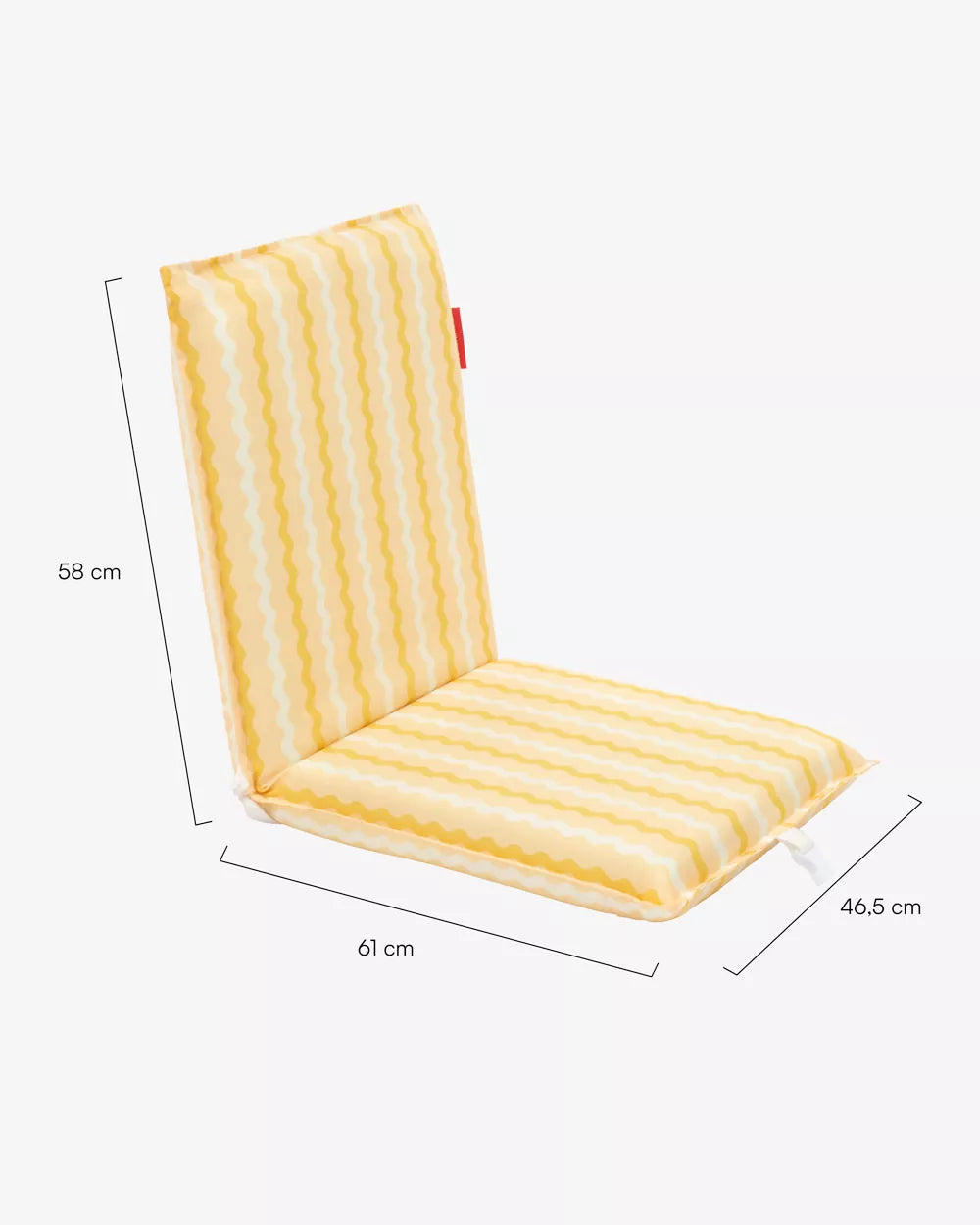 Dimensions du produit : Dossier de plage pliable et réglable – DEEDEE
