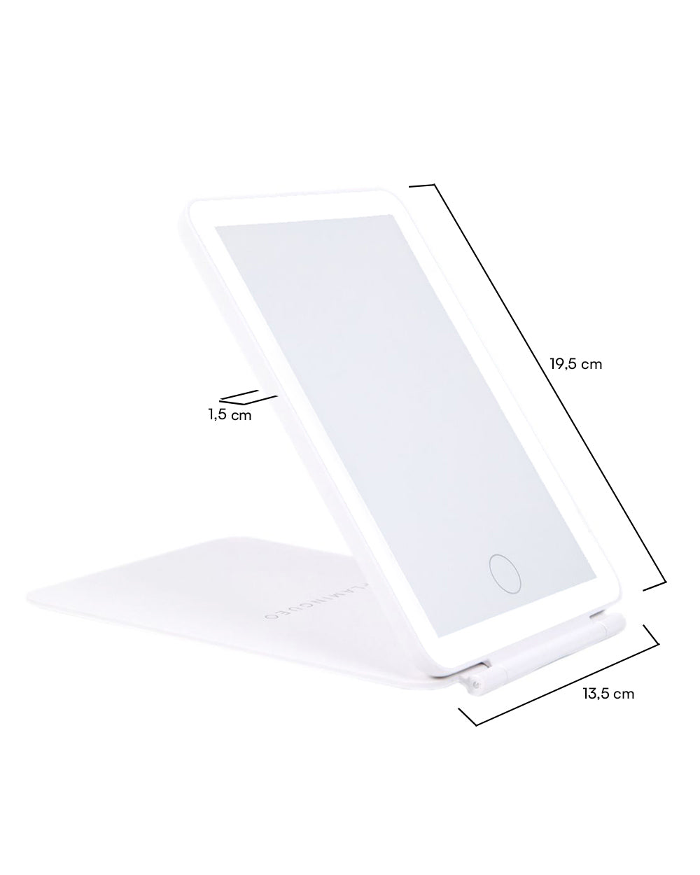 Medidas del producto Espejo Viaje con luz LED - AIRE