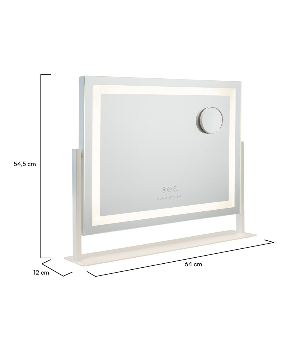 Medidas del producto Espejo maquillaje con luz LED - SOPHIE
