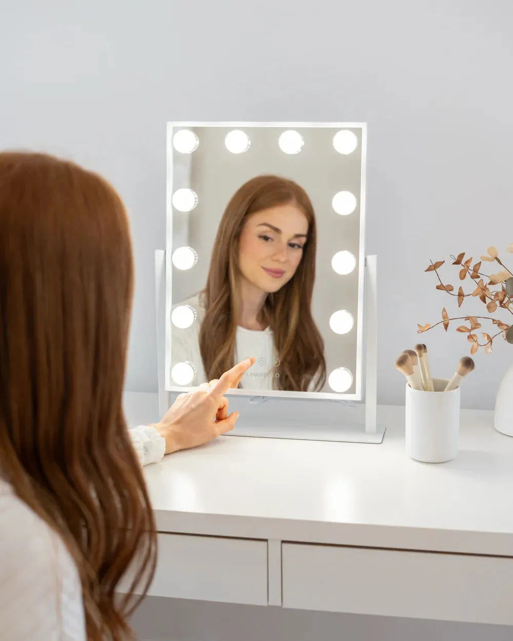 Espejo maquillaje con luz LED - KHLOE