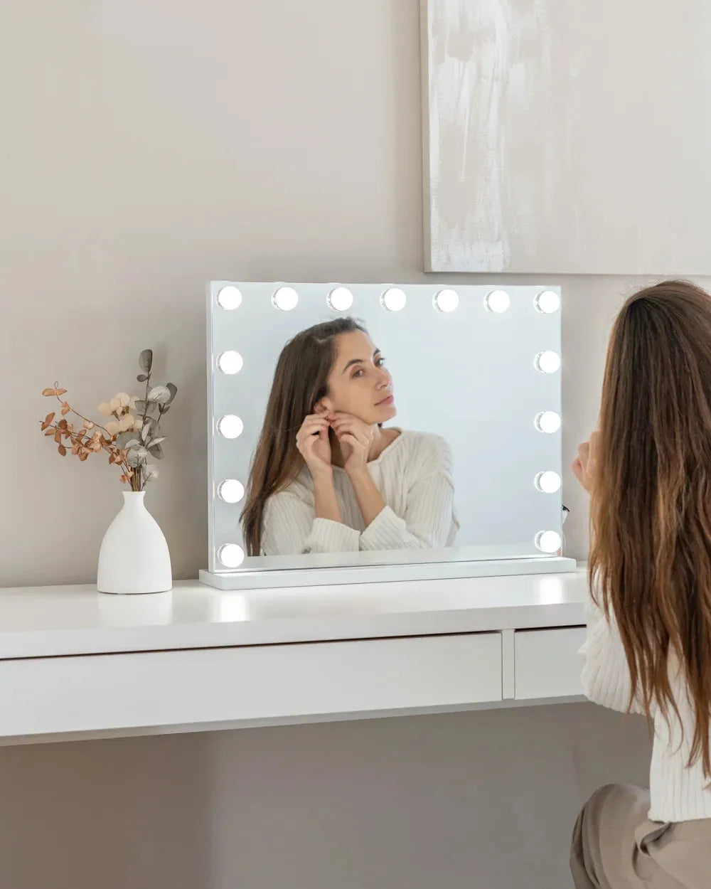 Spiegel per il trucco con luce LED - Sharpay