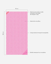 medidas toalla rosa