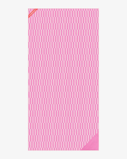 toalla microfibra rosa