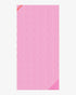 toalla microfibra rosa