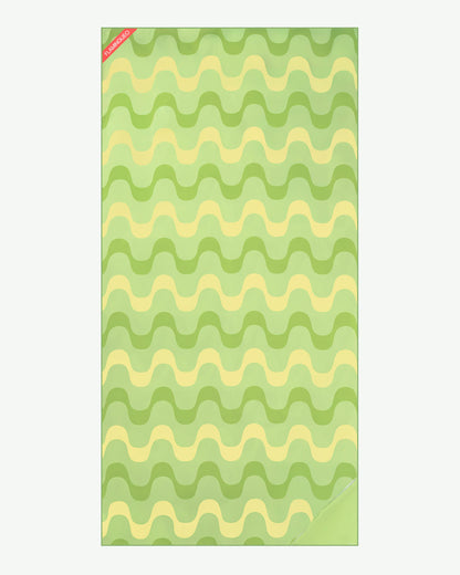 toalla microfibra verde
