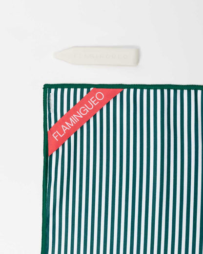 toalla flamingueo verde