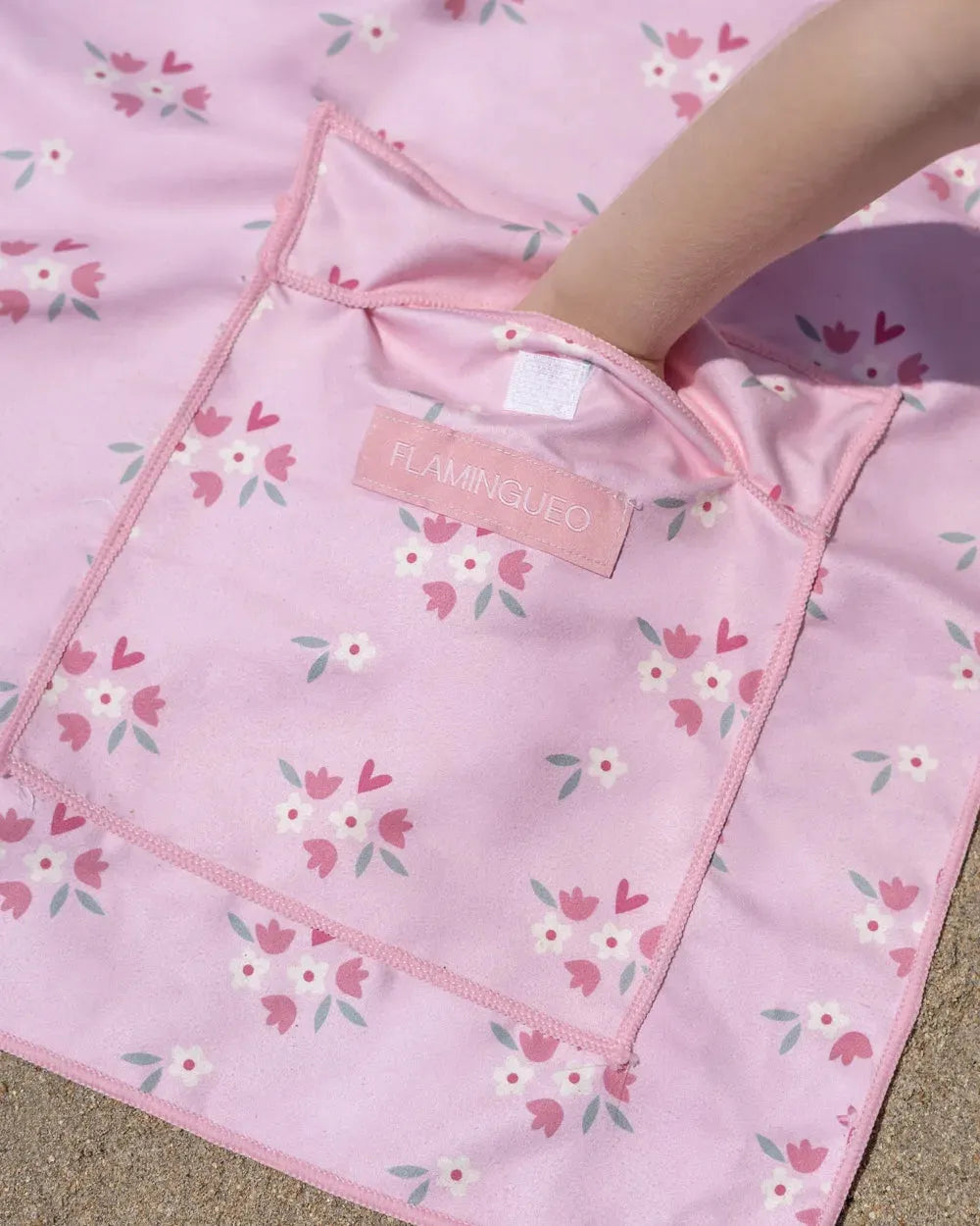 Toalha infantil de microfibra com capuz – ROSIE
