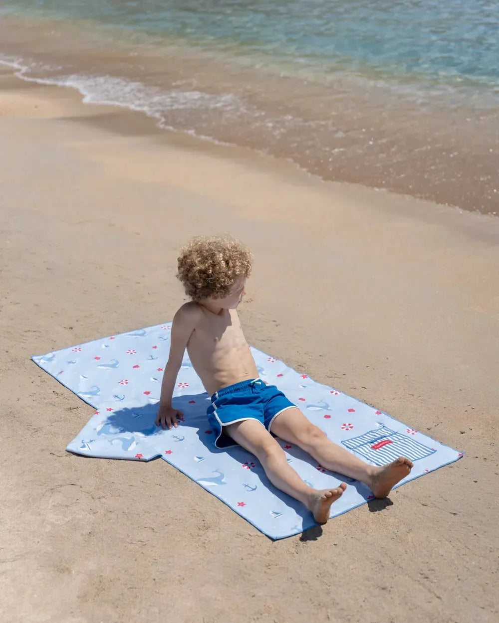 Toalha de microfibra infantil com capuz – MARIN