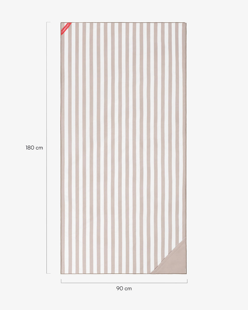Medidas del producto Toalla de playa de microfibra – SAVANNAH