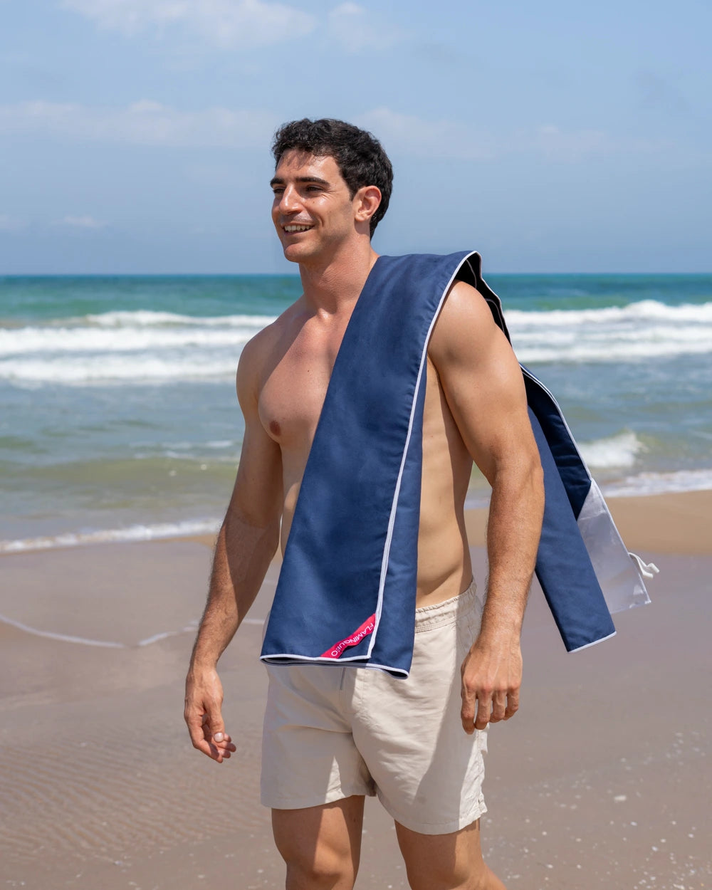 Serviette de plage compacte en microfibre – ISLA