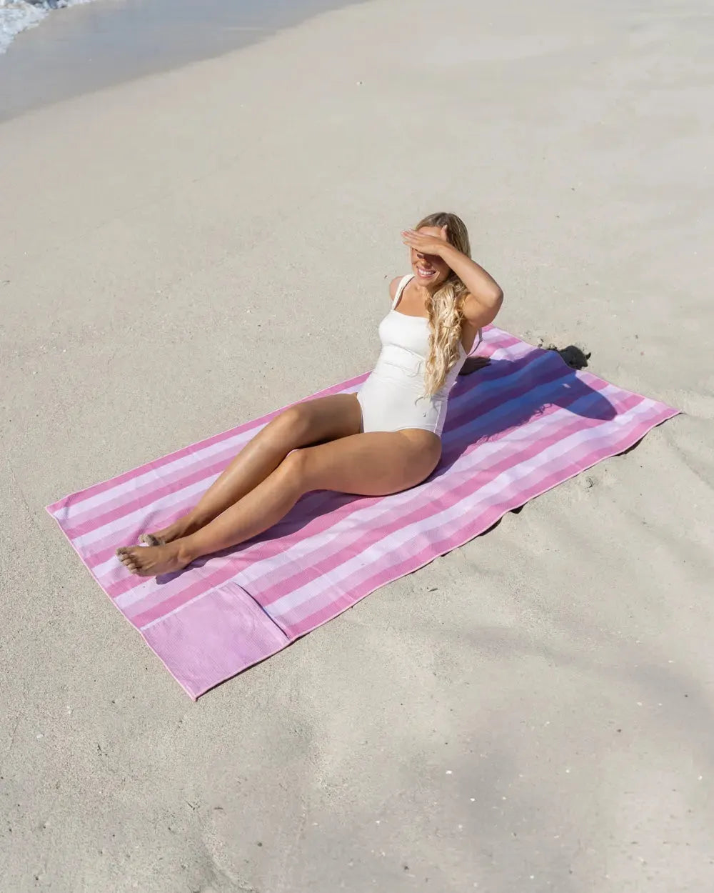 Pack silla, tote bag y toalla - rosa
