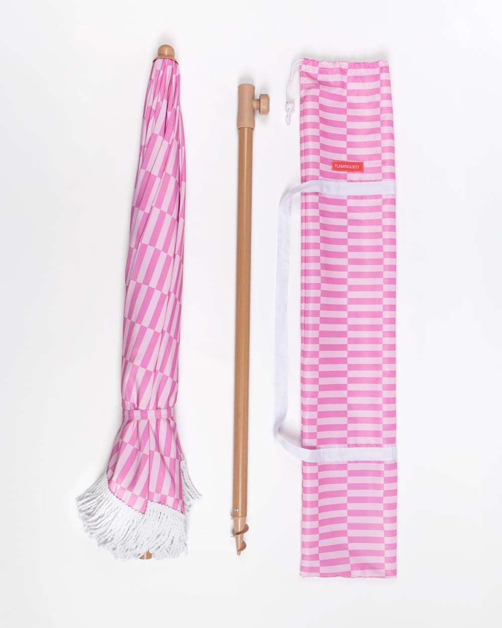 funda sombrilla rosa a juego