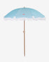 sombrilla playa y jardin azul