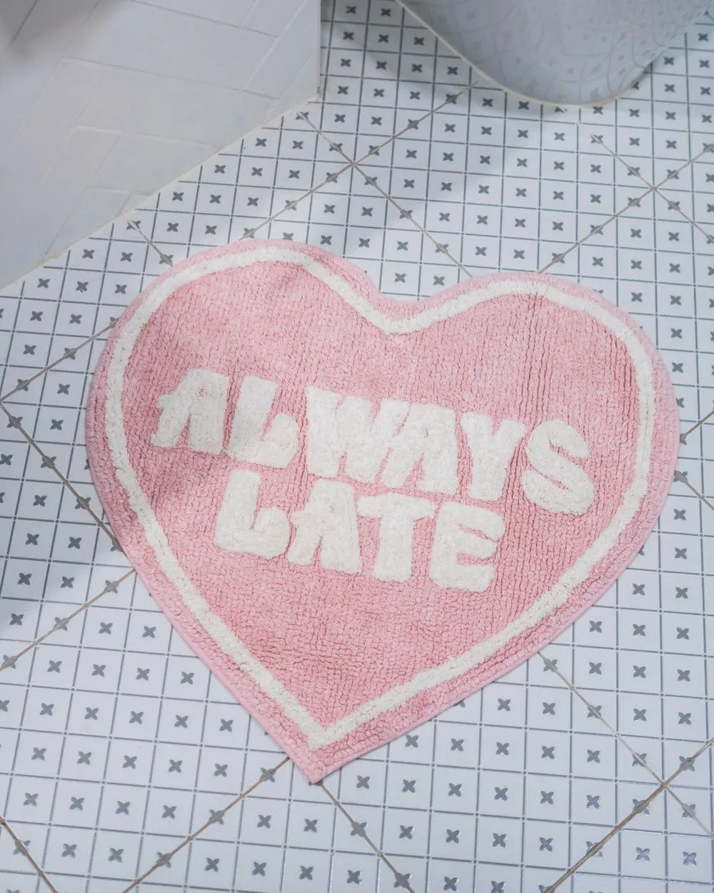 Alfombrilla de baño corazón - DEJA VU - Flamingueo
