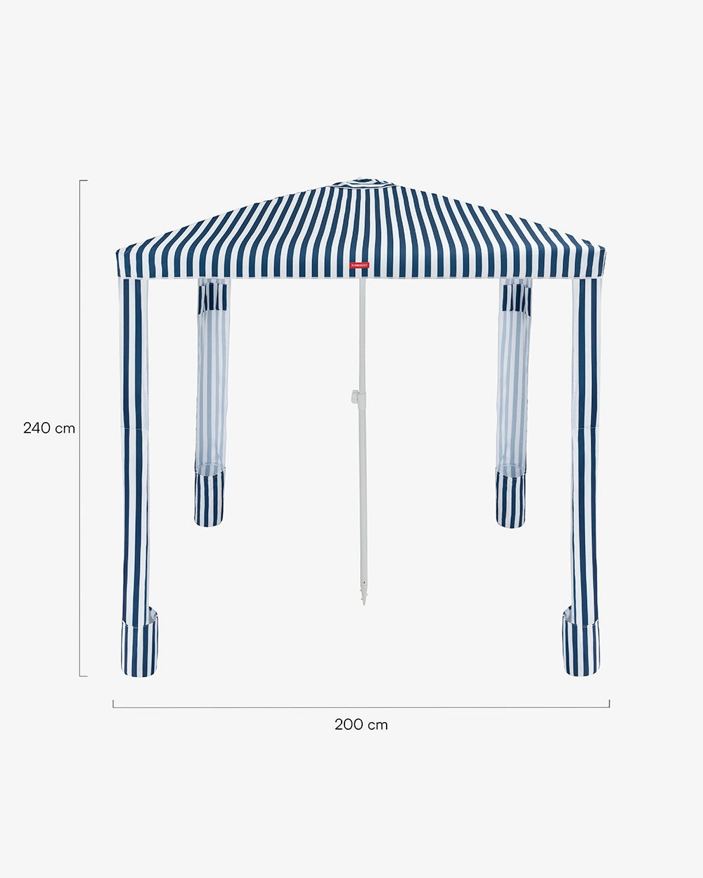 Medidas del producto Toldo de playa con bolsillos de arena – SUNGOLD