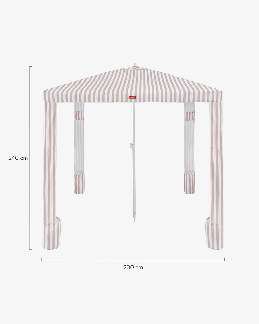 Medidas del producto Toldo de playa con bolsillos de arena – SUNGOLD