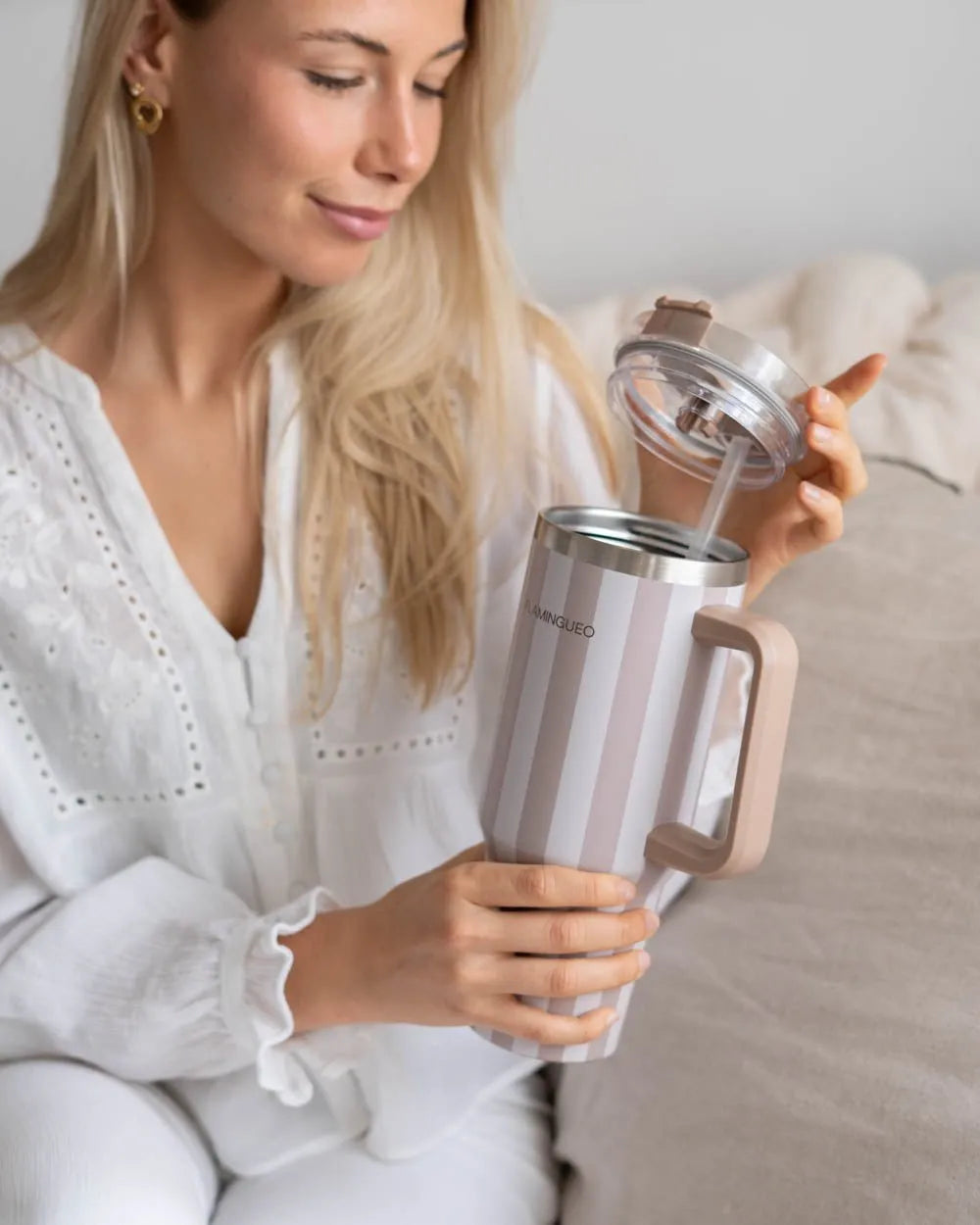 Botella Termo - BARLEY - Flamingueo