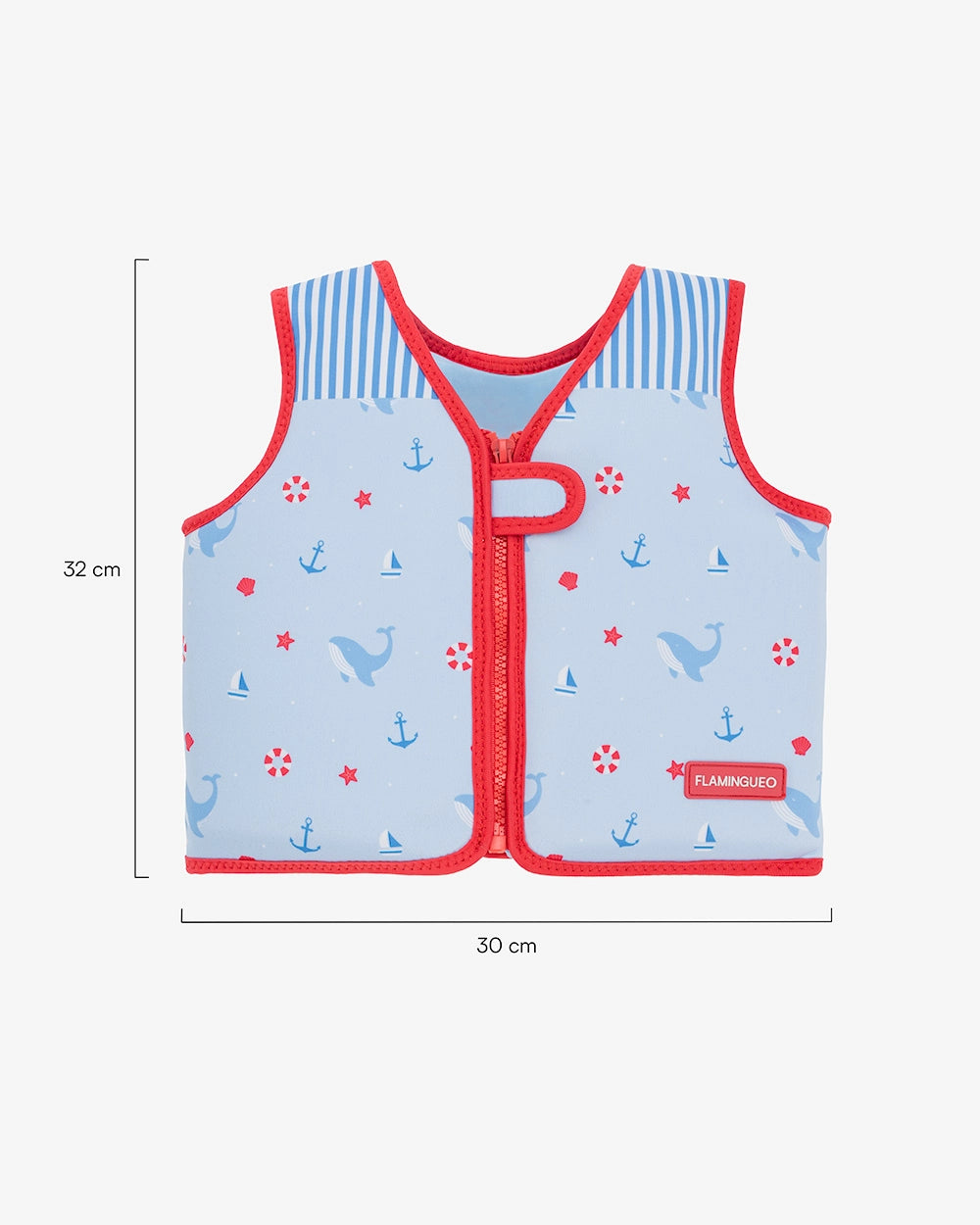 Medidas del producto Chaleco de natación infantil neopreno – DOLPHIN