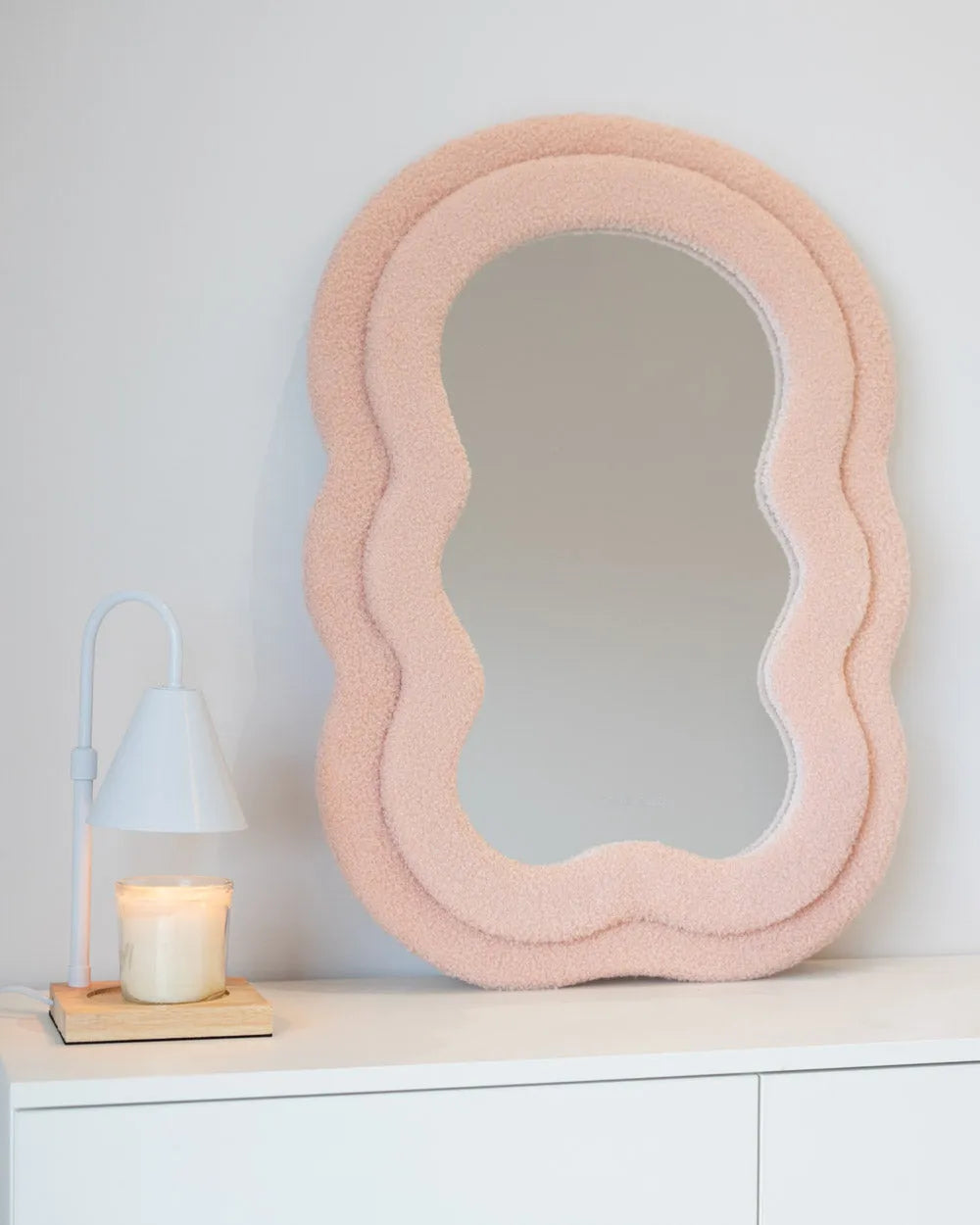 Pack espejo + lámpara calienta velas