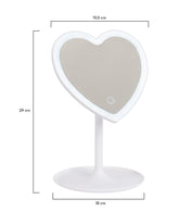 Espejo LED corazón - ZOE - Flamingueo