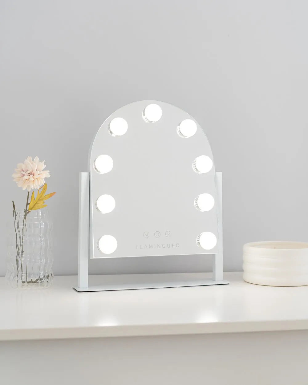 Espejo luces LED arqueado - ERIN - Flamingueo