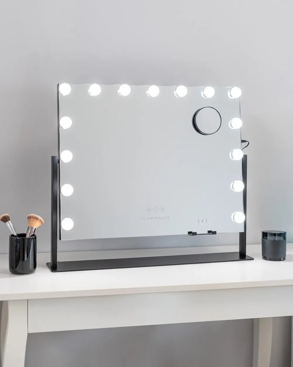 Espejo maquillaje con luz LED - BELLA - Flamingueo